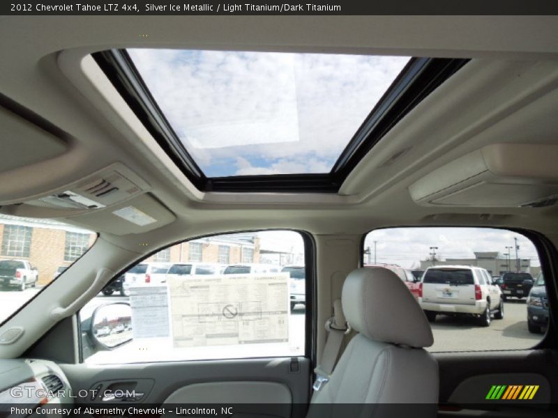 Silver Ice Metallic / Light Titanium/Dark Titanium 2012 Chevrolet Tahoe LTZ 4x4