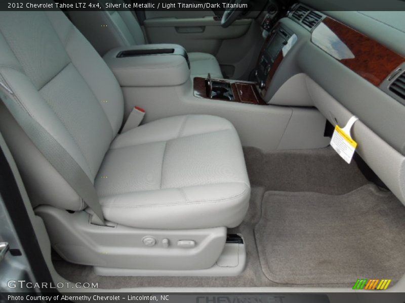 Silver Ice Metallic / Light Titanium/Dark Titanium 2012 Chevrolet Tahoe LTZ 4x4