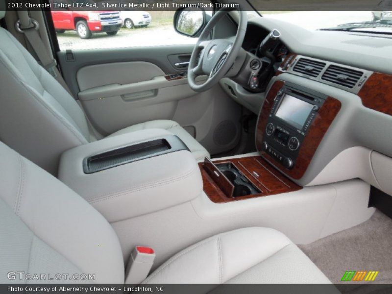 Silver Ice Metallic / Light Titanium/Dark Titanium 2012 Chevrolet Tahoe LTZ 4x4