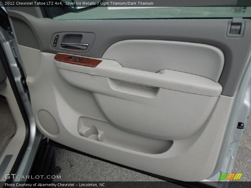 Silver Ice Metallic / Light Titanium/Dark Titanium 2012 Chevrolet Tahoe LTZ 4x4