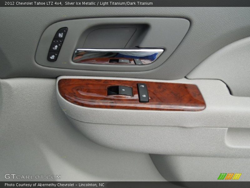 Silver Ice Metallic / Light Titanium/Dark Titanium 2012 Chevrolet Tahoe LTZ 4x4
