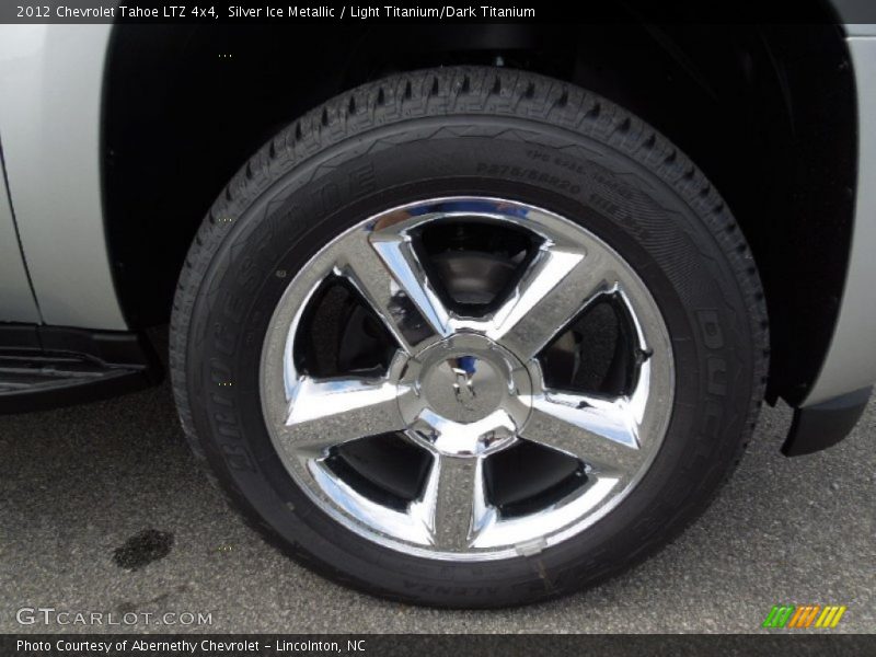 Silver Ice Metallic / Light Titanium/Dark Titanium 2012 Chevrolet Tahoe LTZ 4x4