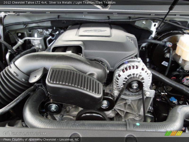 Silver Ice Metallic / Light Titanium/Dark Titanium 2012 Chevrolet Tahoe LTZ 4x4