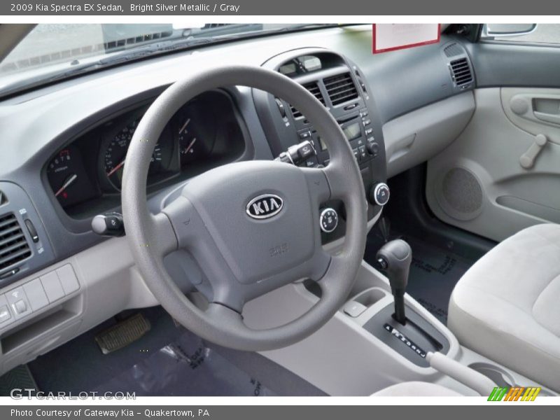 Gray Interior - 2009 Spectra EX Sedan 