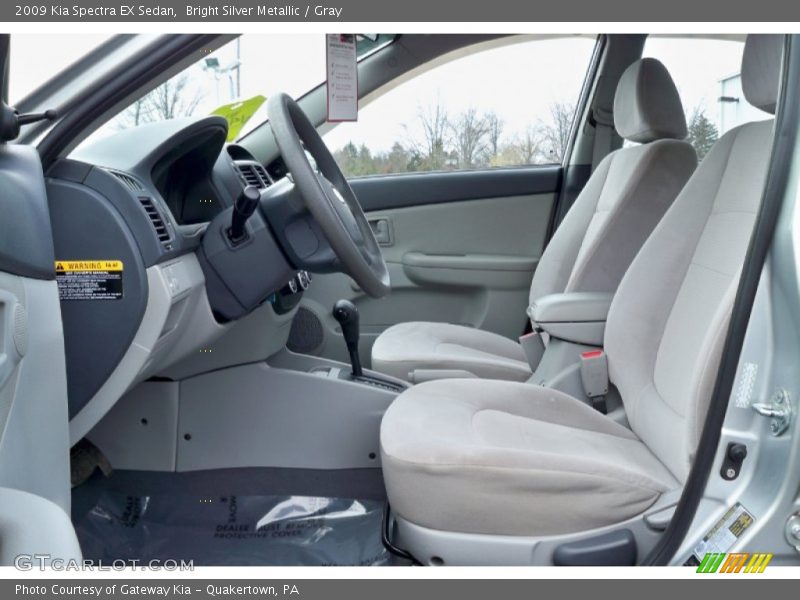  2009 Spectra EX Sedan Gray Interior