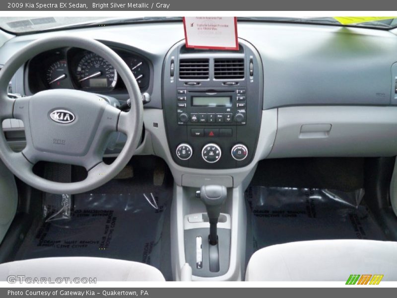 Dashboard of 2009 Spectra EX Sedan