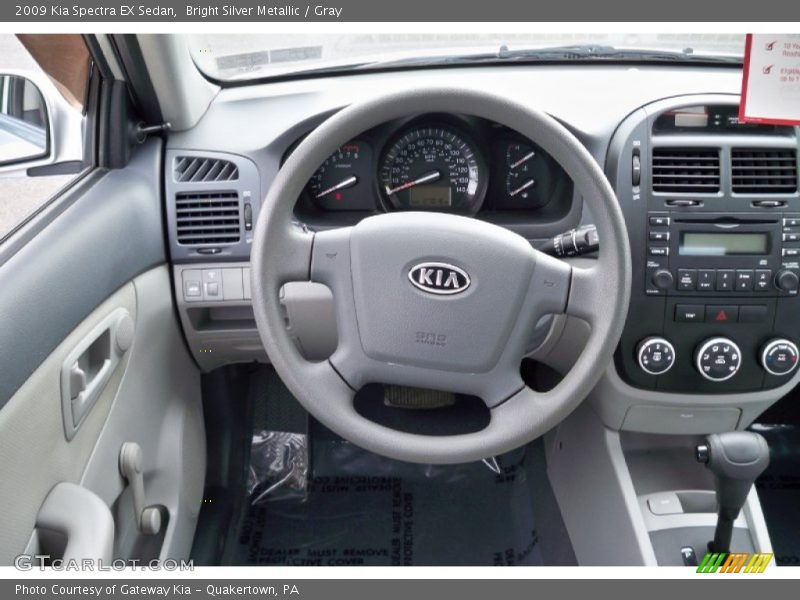 Dashboard of 2009 Spectra EX Sedan