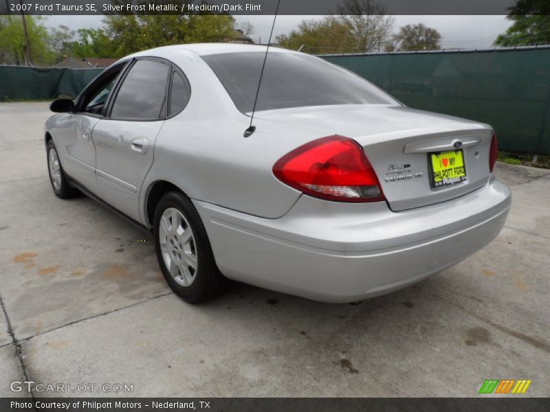 Silver Frost Metallic / Medium/Dark Flint 2007 Ford Taurus SE