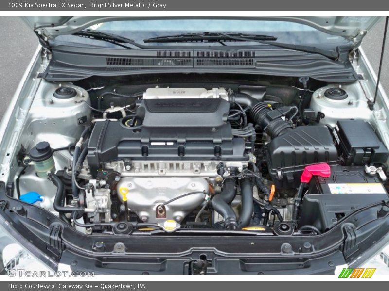  2009 Spectra EX Sedan Engine - 2.0 Liter DOHC 16-Valve CVVT 4 Cylinder