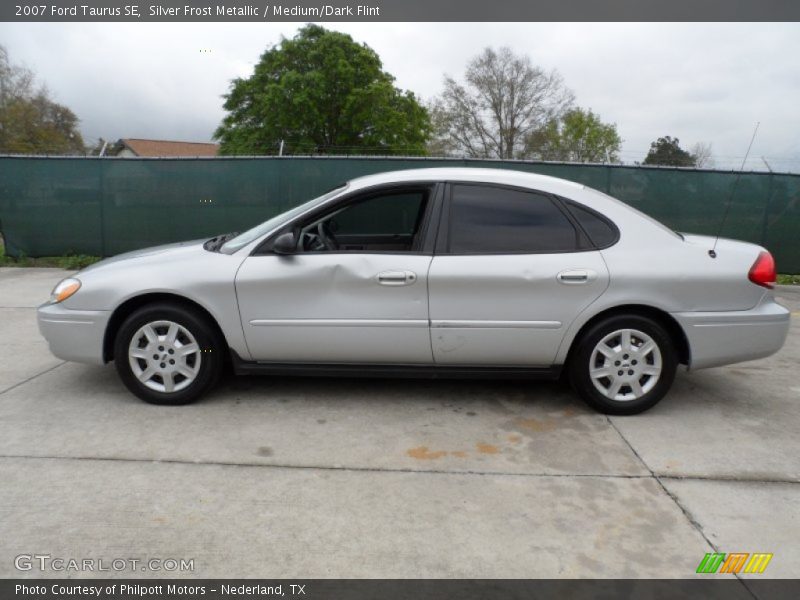 Silver Frost Metallic / Medium/Dark Flint 2007 Ford Taurus SE
