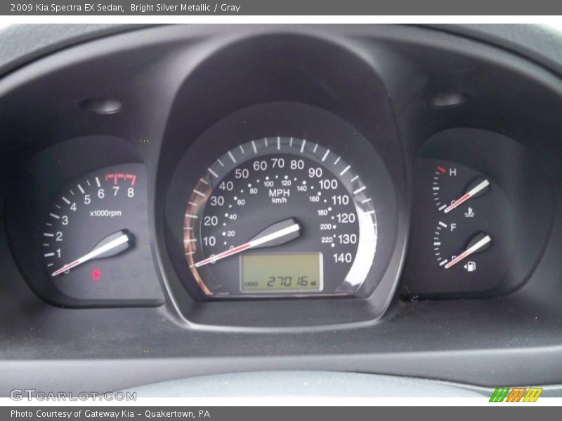  2009 Spectra EX Sedan EX Sedan Gauges