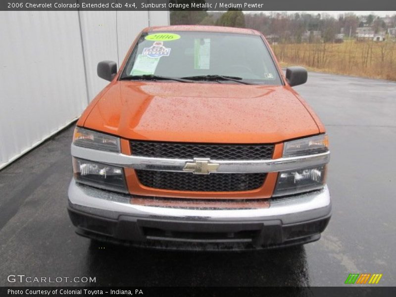 Sunburst Orange Metallic / Medium Pewter 2006 Chevrolet Colorado Extended Cab 4x4
