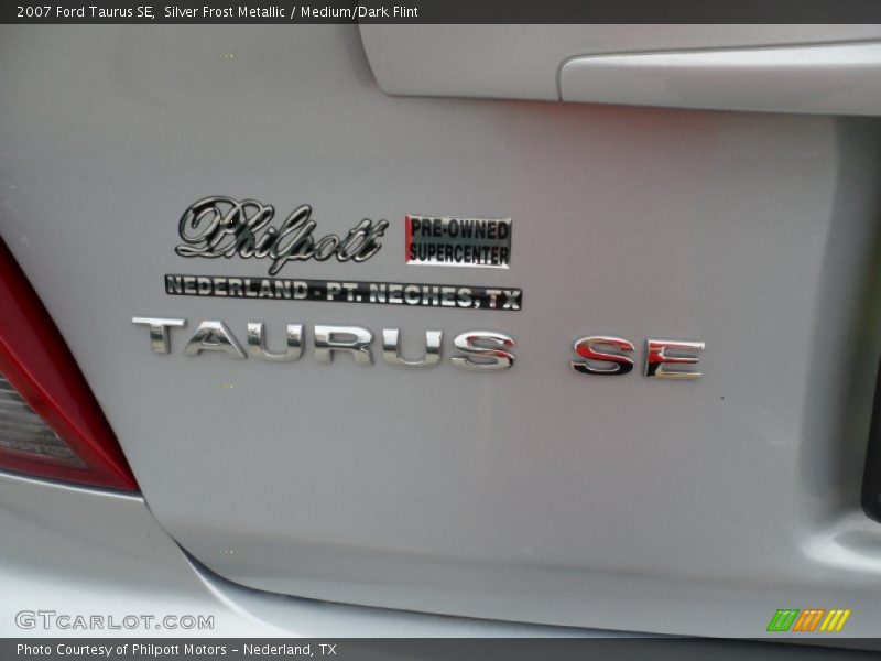 Silver Frost Metallic / Medium/Dark Flint 2007 Ford Taurus SE