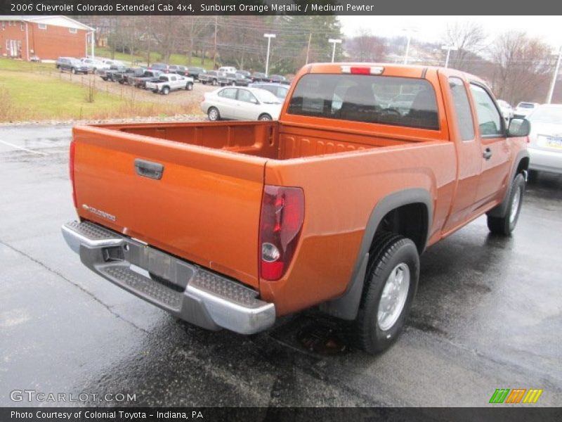  2006 Colorado Extended Cab 4x4 Sunburst Orange Metallic