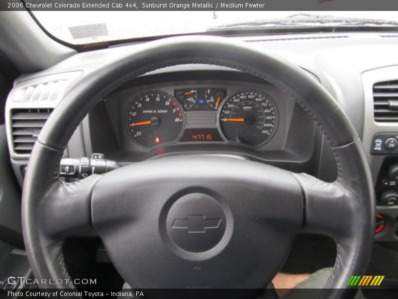 Sunburst Orange Metallic / Medium Pewter 2006 Chevrolet Colorado Extended Cab 4x4