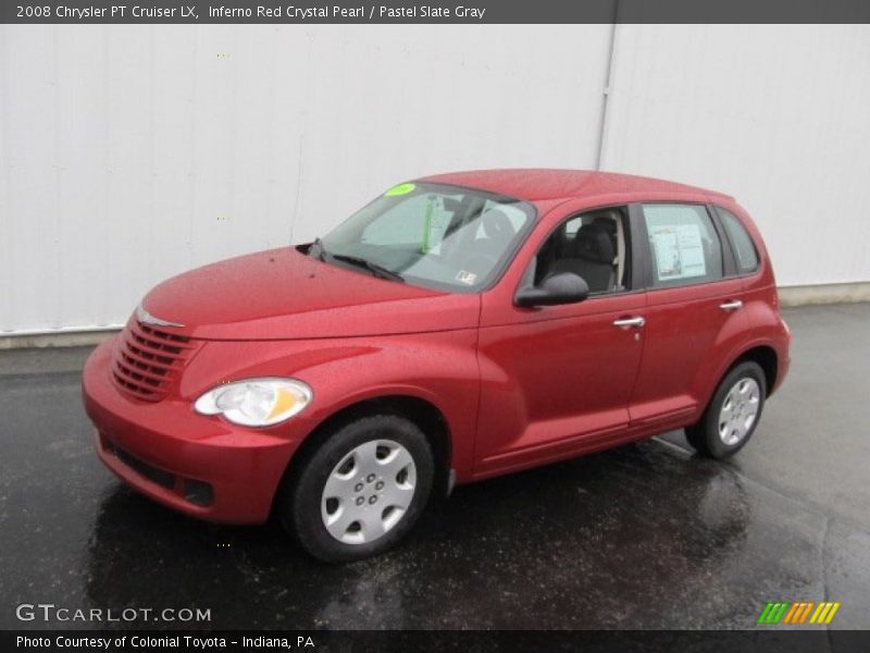 Inferno Red Crystal Pearl / Pastel Slate Gray 2008 Chrysler PT Cruiser LX