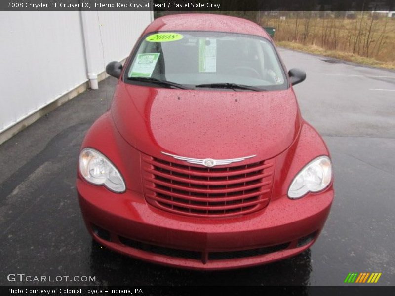 Inferno Red Crystal Pearl / Pastel Slate Gray 2008 Chrysler PT Cruiser LX