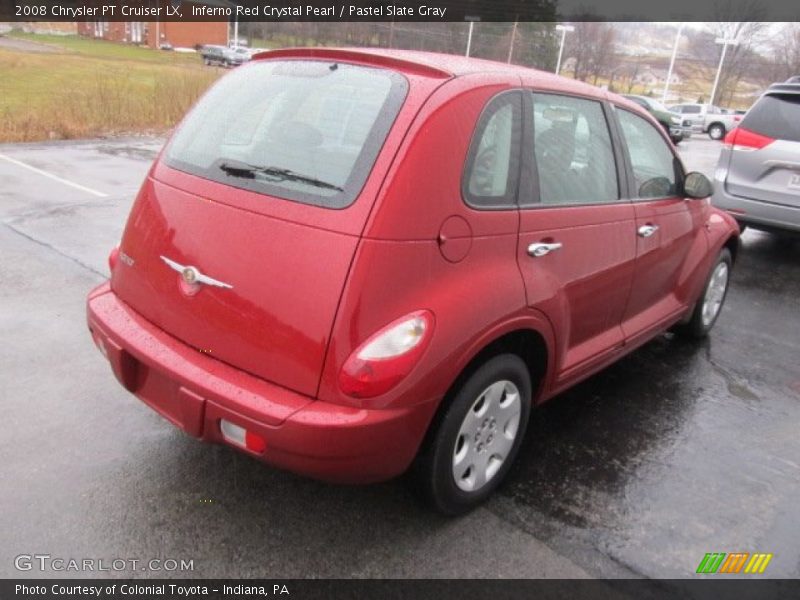 Inferno Red Crystal Pearl / Pastel Slate Gray 2008 Chrysler PT Cruiser LX