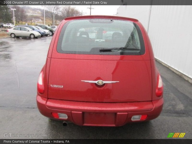 Inferno Red Crystal Pearl / Pastel Slate Gray 2008 Chrysler PT Cruiser LX