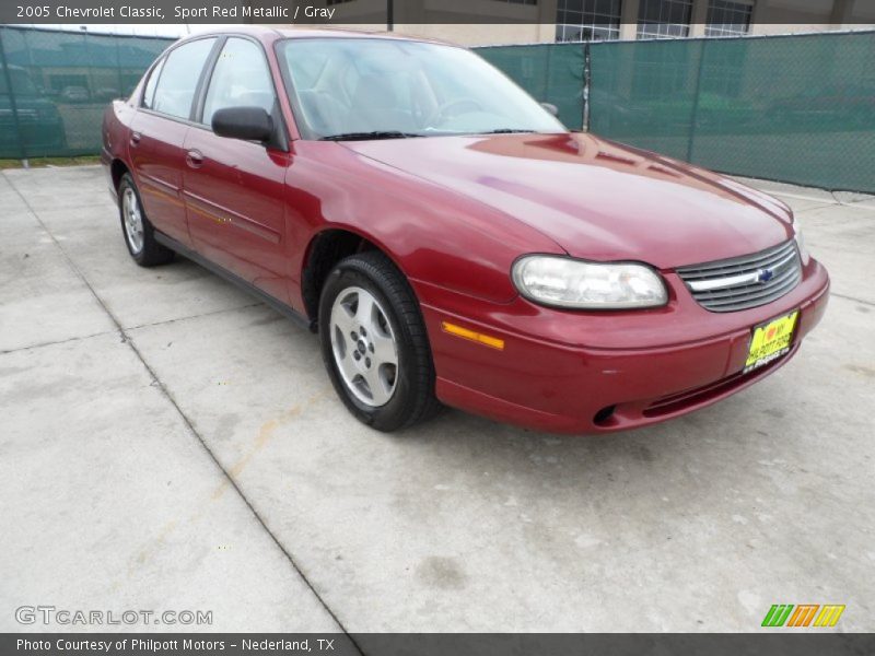 Sport Red Metallic / Gray 2005 Chevrolet Classic