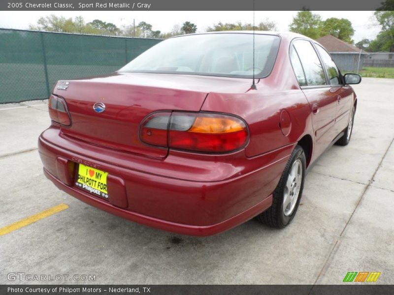 Sport Red Metallic / Gray 2005 Chevrolet Classic
