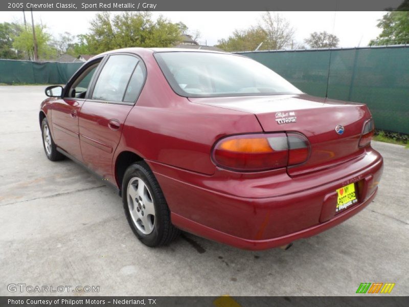 Sport Red Metallic / Gray 2005 Chevrolet Classic