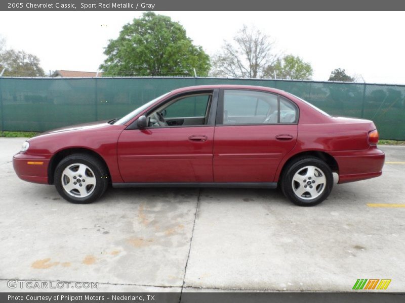 Sport Red Metallic / Gray 2005 Chevrolet Classic