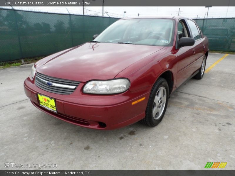 Sport Red Metallic / Gray 2005 Chevrolet Classic