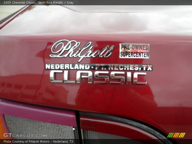 Sport Red Metallic / Gray 2005 Chevrolet Classic