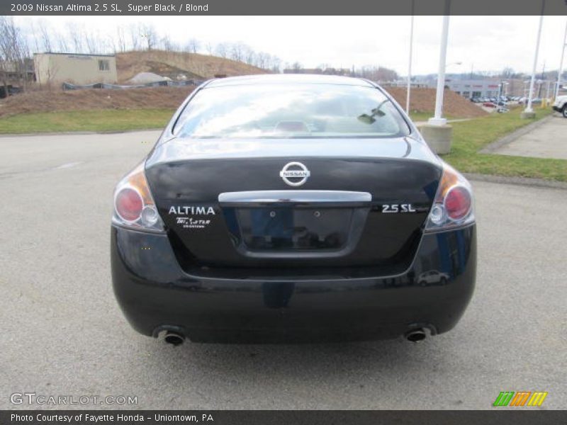 Super Black / Blond 2009 Nissan Altima 2.5 SL