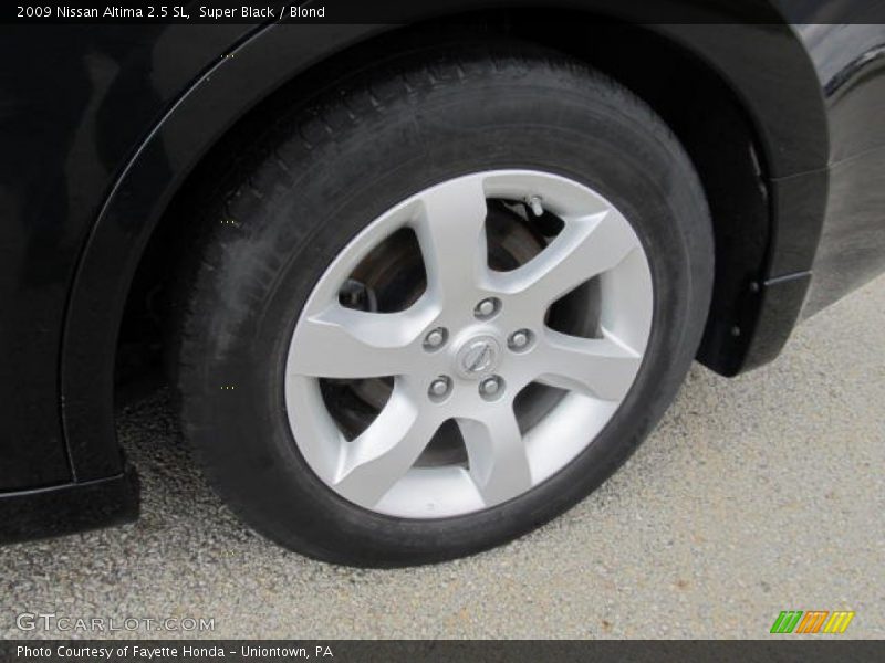 Super Black / Blond 2009 Nissan Altima 2.5 SL