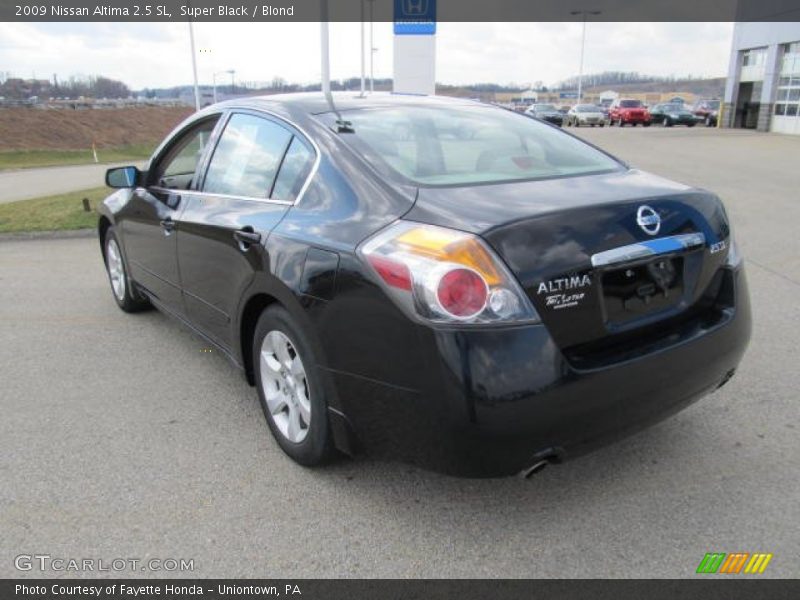 Super Black / Blond 2009 Nissan Altima 2.5 SL
