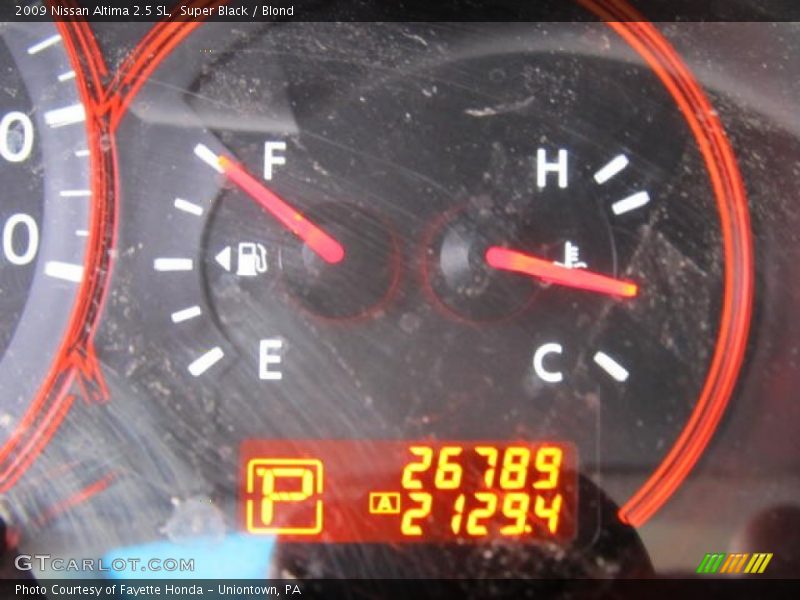 Super Black / Blond 2009 Nissan Altima 2.5 SL