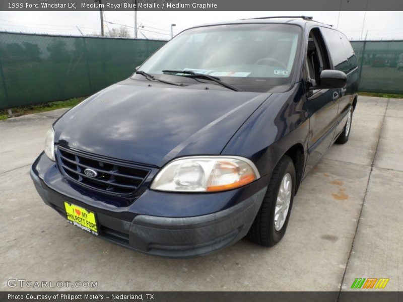 Medium Royal Blue Metallic / Medium Graphite 1999 Ford Windstar LX