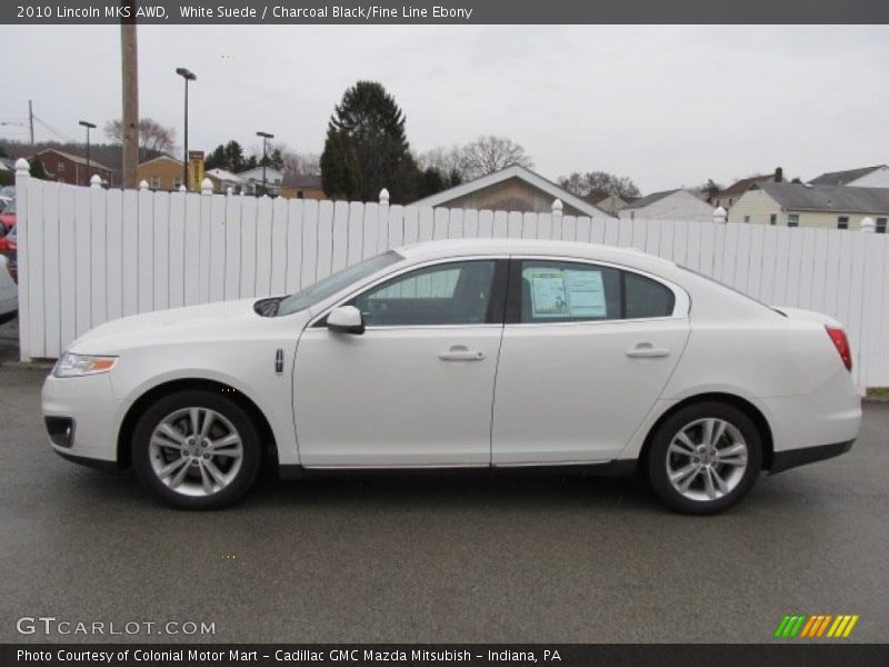  2010 MKS AWD White Suede
