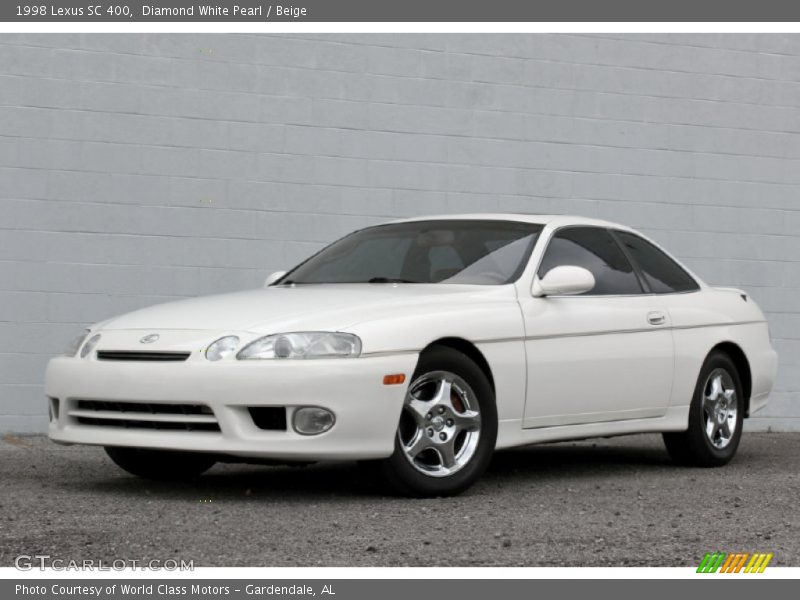 Diamond White Pearl / Beige 1998 Lexus SC 400