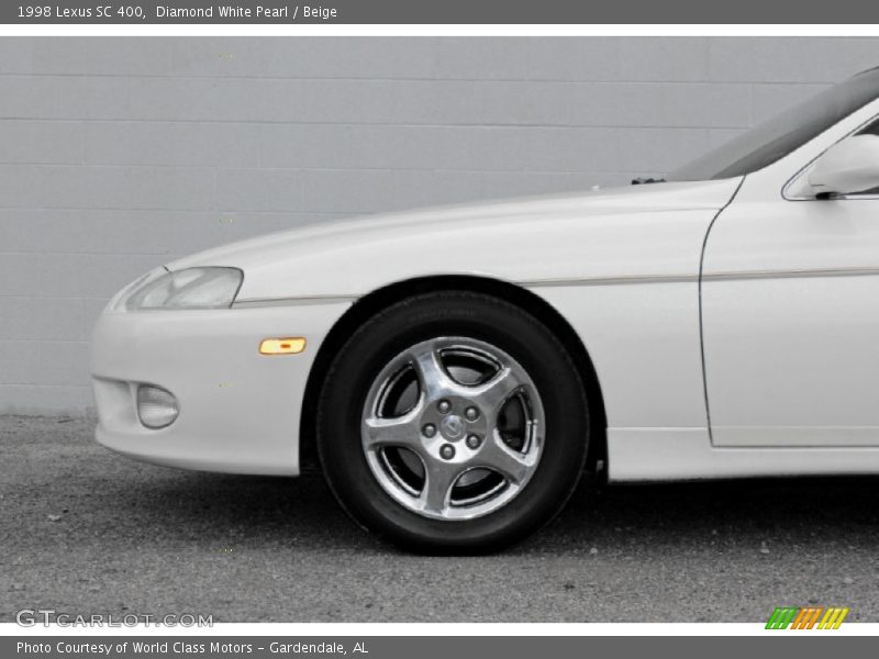 Diamond White Pearl / Beige 1998 Lexus SC 400