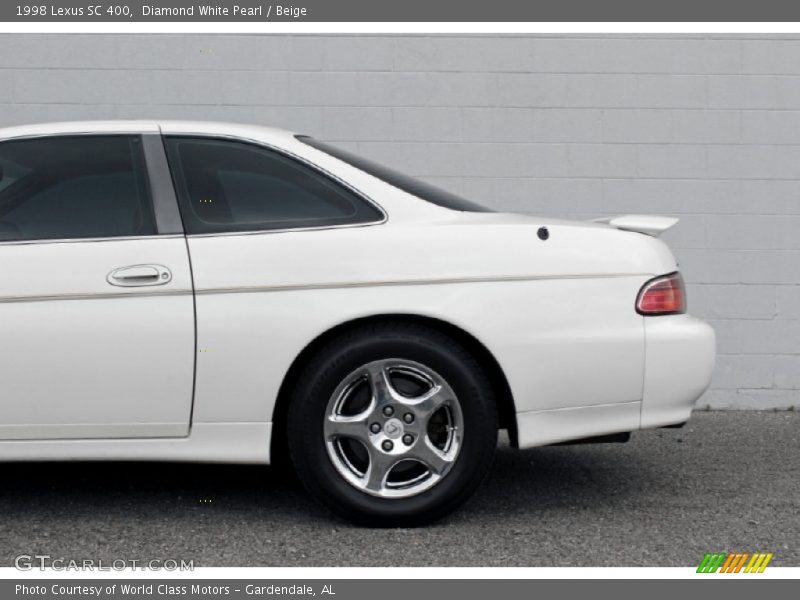 Diamond White Pearl / Beige 1998 Lexus SC 400