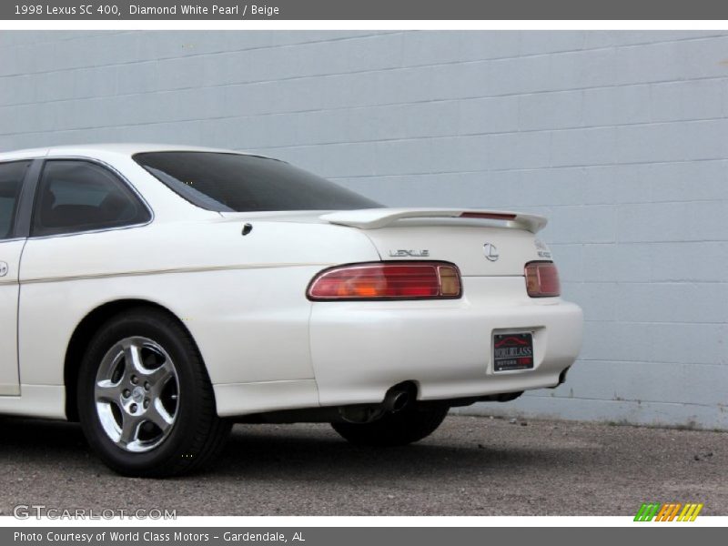 Diamond White Pearl / Beige 1998 Lexus SC 400