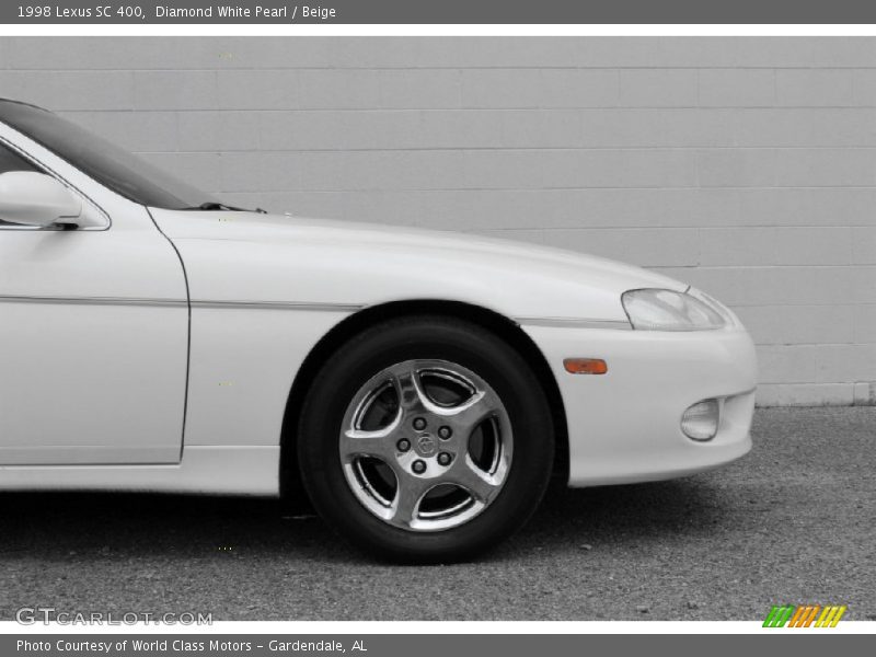 Diamond White Pearl / Beige 1998 Lexus SC 400