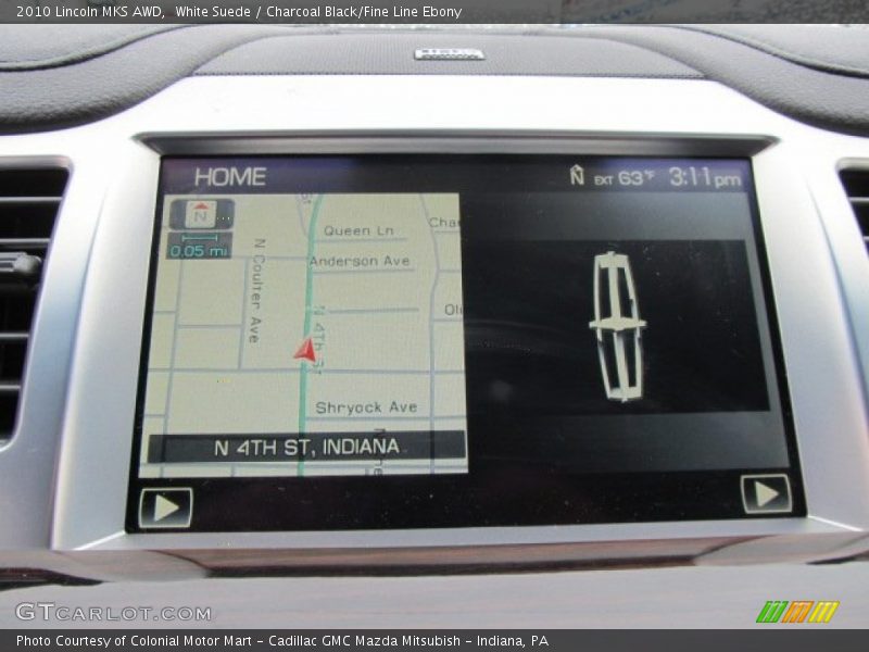 Navigation of 2010 MKS AWD