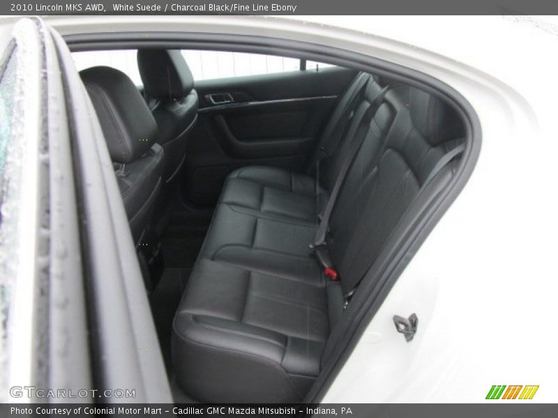 White Suede / Charcoal Black/Fine Line Ebony 2010 Lincoln MKS AWD