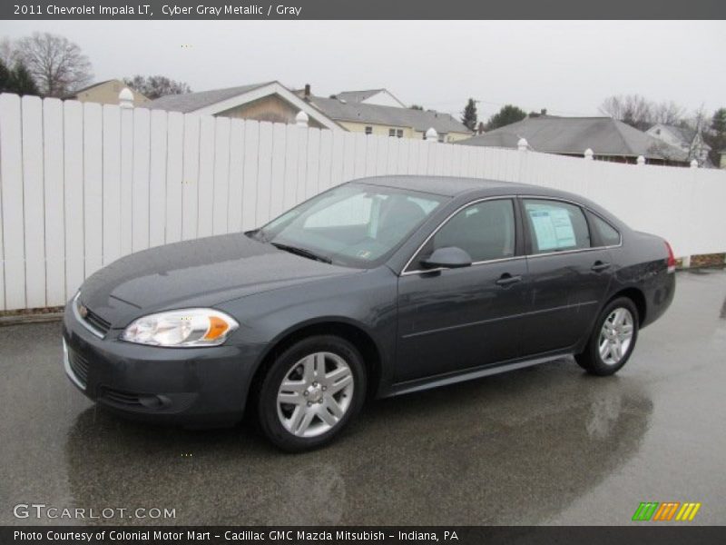Cyber Gray Metallic / Gray 2011 Chevrolet Impala LT