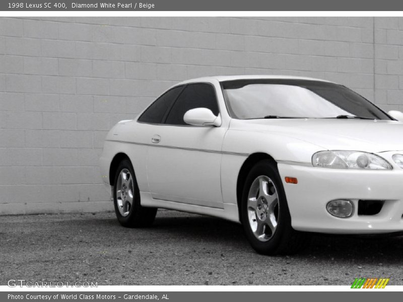 Diamond White Pearl / Beige 1998 Lexus SC 400