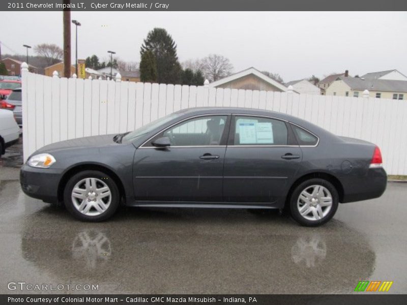 Cyber Gray Metallic / Gray 2011 Chevrolet Impala LT