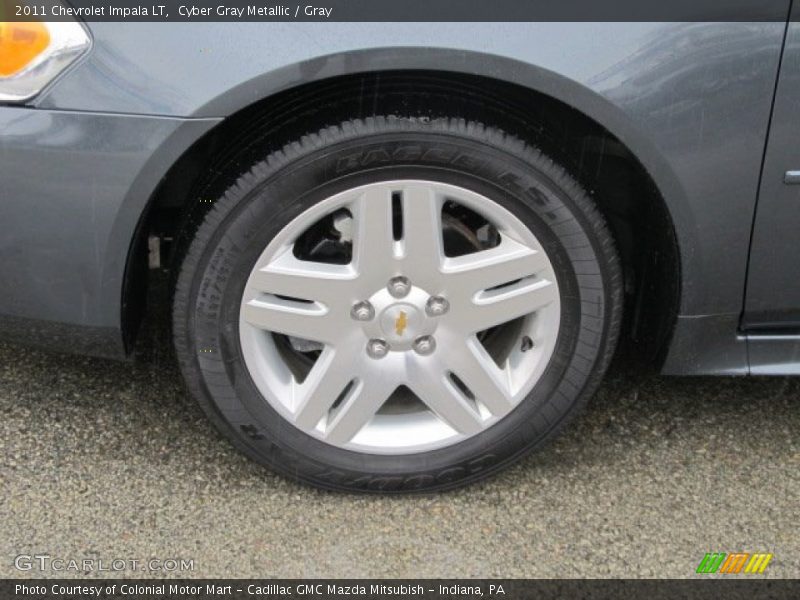 Cyber Gray Metallic / Gray 2011 Chevrolet Impala LT