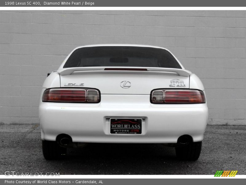 Diamond White Pearl / Beige 1998 Lexus SC 400