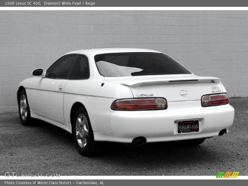 Diamond White Pearl / Beige 1998 Lexus SC 400