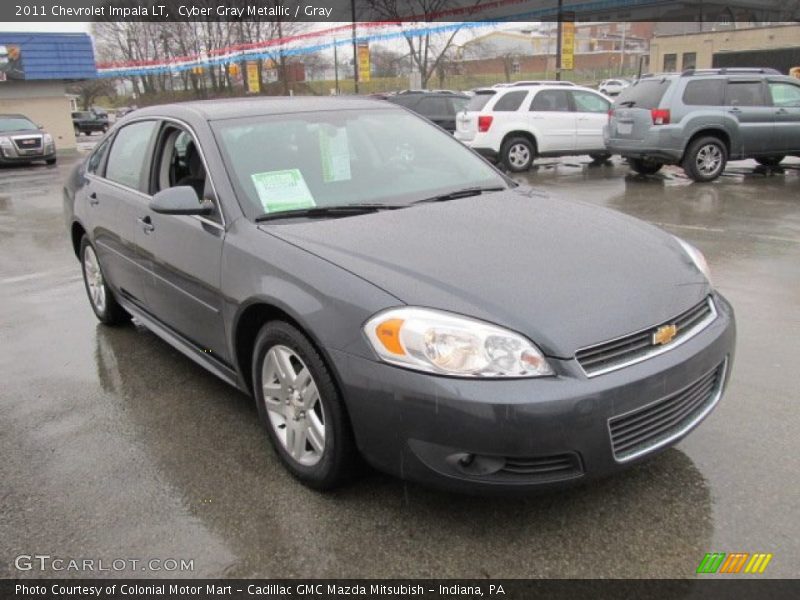 Cyber Gray Metallic / Gray 2011 Chevrolet Impala LT