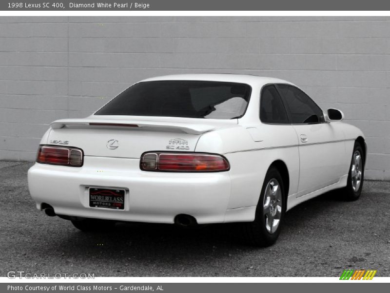 Diamond White Pearl / Beige 1998 Lexus SC 400
